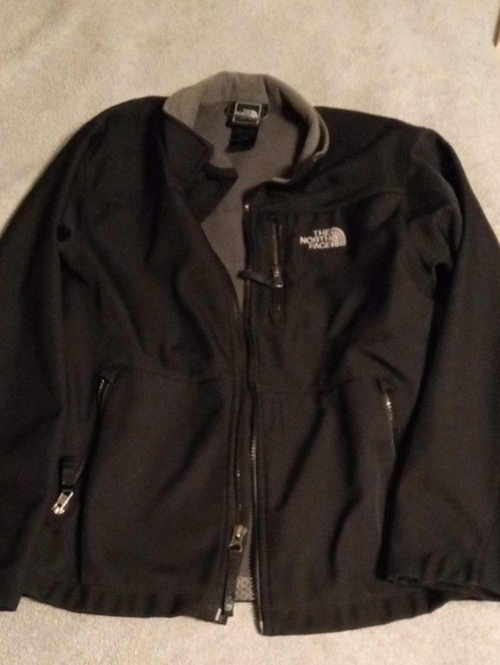 The North Face Boys Black Lightweight Softshell Jacket